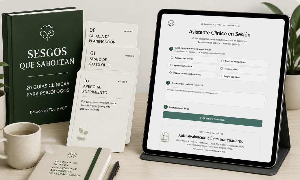 Sesgos que Sabotean — Cómo Identificar y Romper Patrones en Terapia