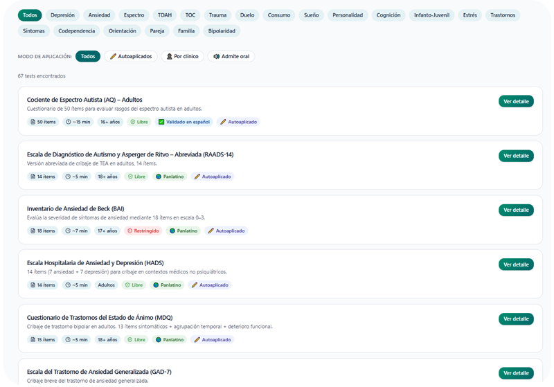 Análisis integrado con IA — cruzamiento de tests