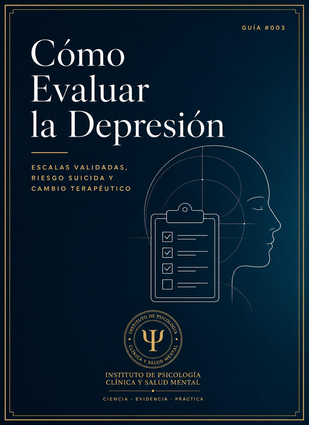 Portada de la guía #003 — Cómo Evaluar la Depresión