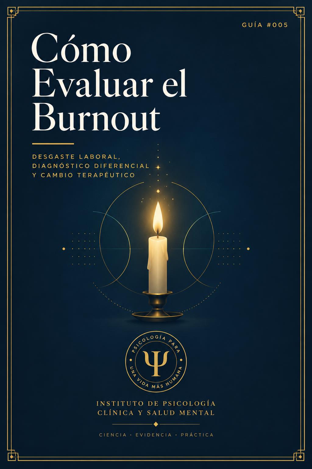 Portada de Cómo Evaluar el Burnout